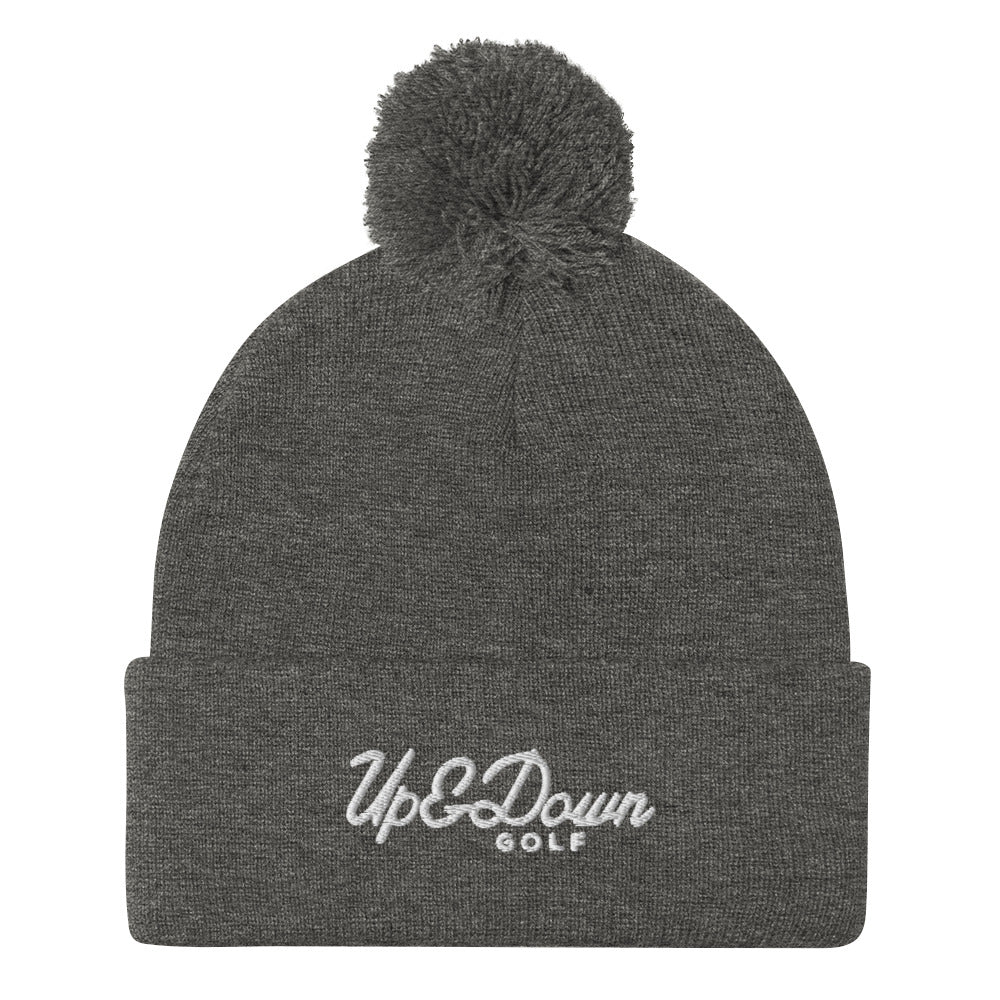 Up & Down Pom-Pom Beanie