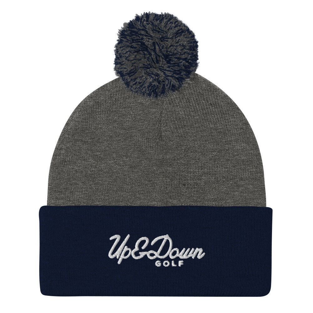 Up & Down Pom-Pom Beanie