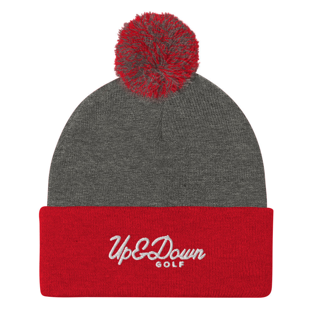 Up & Down Pom-Pom Beanie