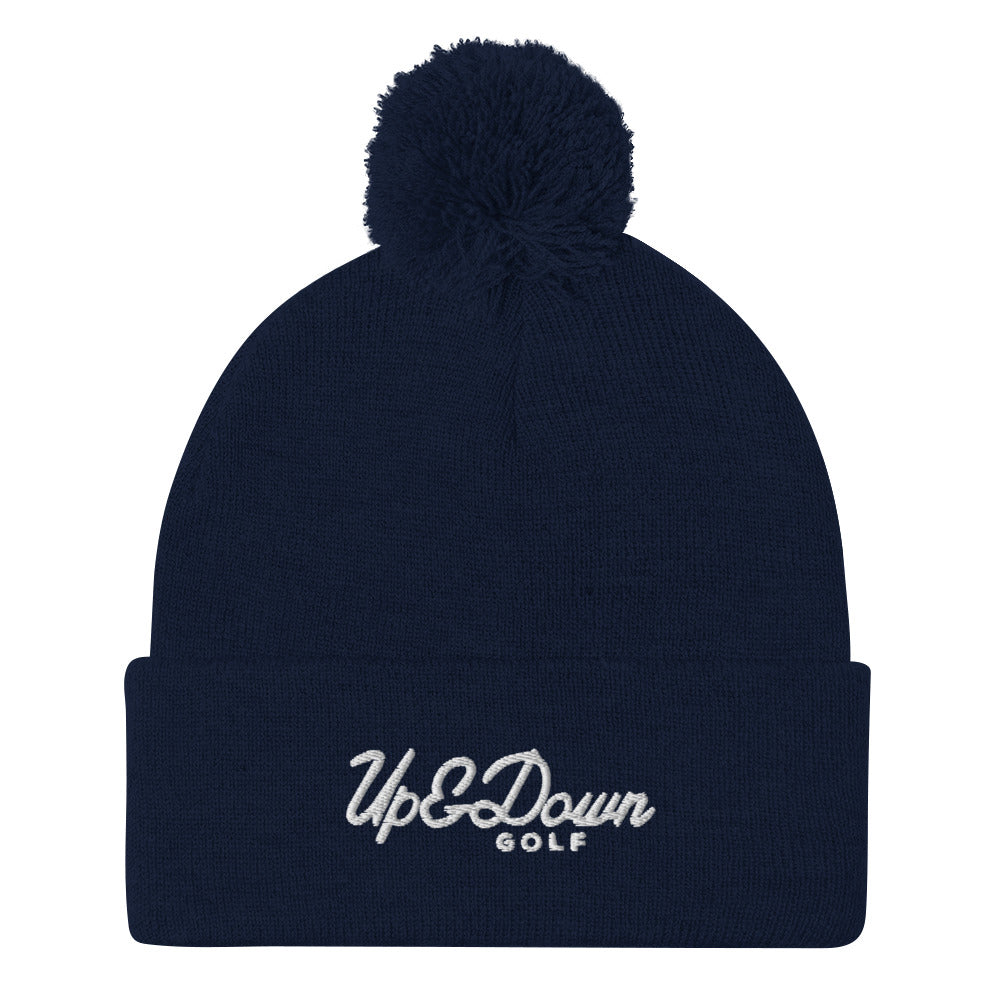 Up & Down Pom-Pom Beanie