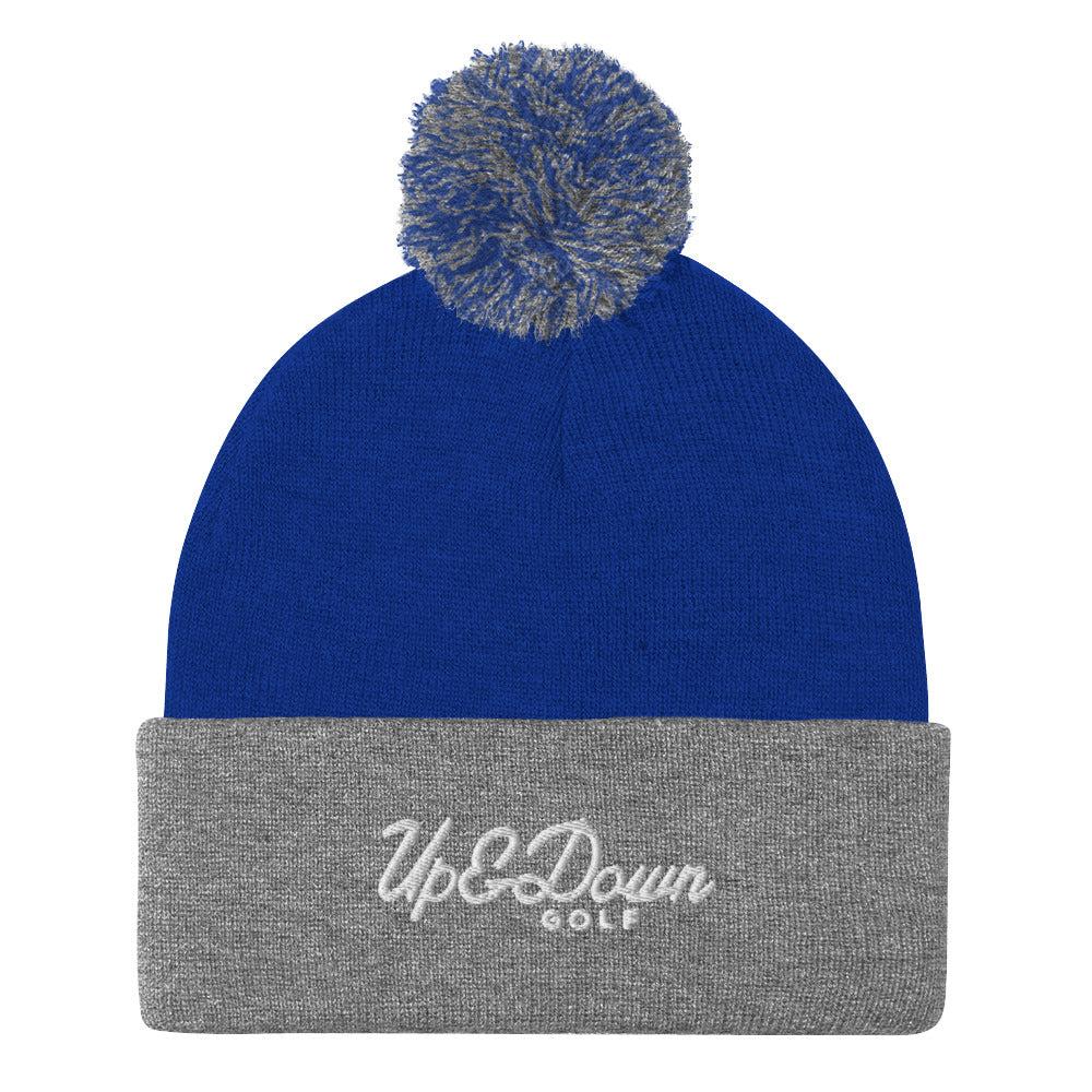 Up & Down Pom-Pom Beanie